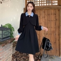 实拍【两件套】大码微胖mm短款外套上衣女百褶a字吊带连衣裙子