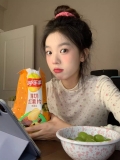 MR 现货 半高领小碎花打底衫女春秋冬内搭修身紧身正肩长袖上