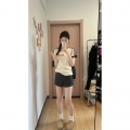 【1*1纯棉 常规款】正肩常规短袖 高弹力新款夏季修身三条杠